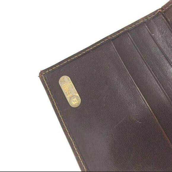 FENDI Zucca  Canvas Leather Bifold Long Wallet/1J2133 - Picture 8 of 8